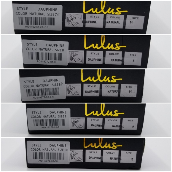 Dauphine Natural High Heel Sandals - Picture 8 of 8